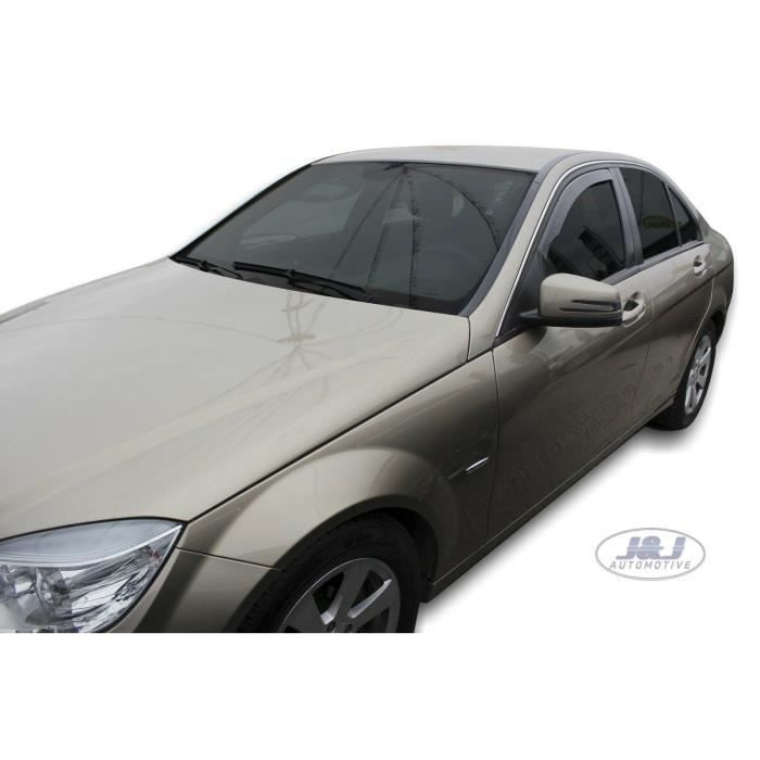 J&amp;J AUTOMOTIVE | Heko Deflecteurs d'air Déflecteurs de Vent Pour Mercedes C Classe W204 4-Porte 2007-2014