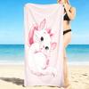 1Pc Pink Kitty Dreams Beach Towel, Quick Dry, Multi-Use for Beach Pool Gym Yoga Home Travel, Christmas, Halloween, Xmas Gift M928742