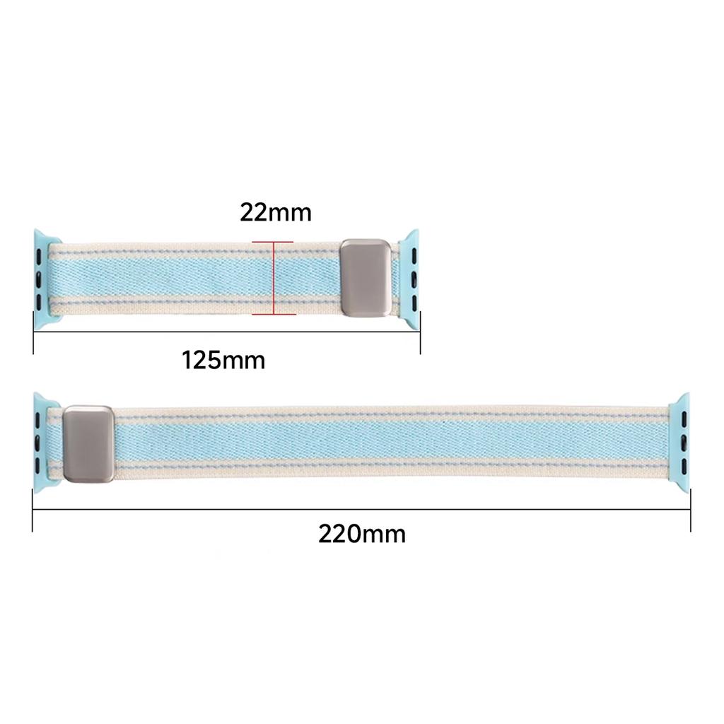 Innovative Magnetic Strap for Apple Watch S10 9 8 7 6 SE Color Nylon Watch Accessories Band for Iwatch 38 40 41 42 44 45 46 49mm