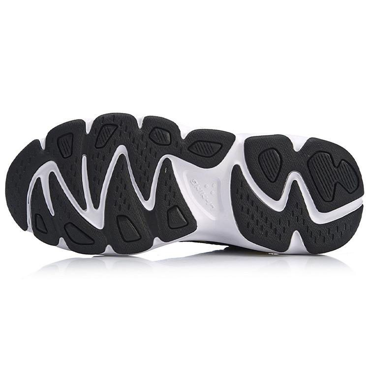 New LiNing Butterfly Cushioned Slip Resistant Low Top Chunky Sneakers Black Yellow AGCN225-6