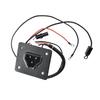 Charger Receptacle 602529 For EZGO TXT / RXV Golf Cart 48V Replacement Part Accessories Charging Port Easy Installation