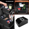 Leather Car Seating Storage Box with Cup Holder, Space Saving Organizers Suitable for Vehicle Interior Comfort Commuters