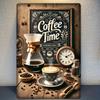 Vintage Coffee Time Metal Wall Art  WaterproofDustproof Perfect for Home Bar Garage Decor Unique Gift MenWomen  Ir
