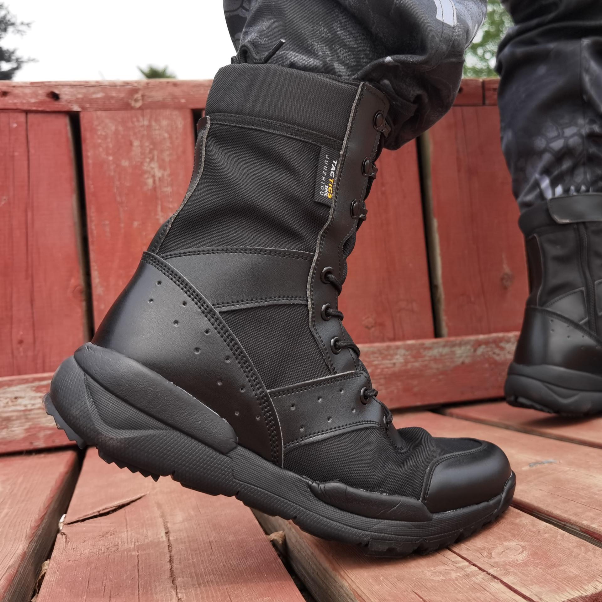 Men s Tactical Desert Camo Boots - Summer Breathable 38