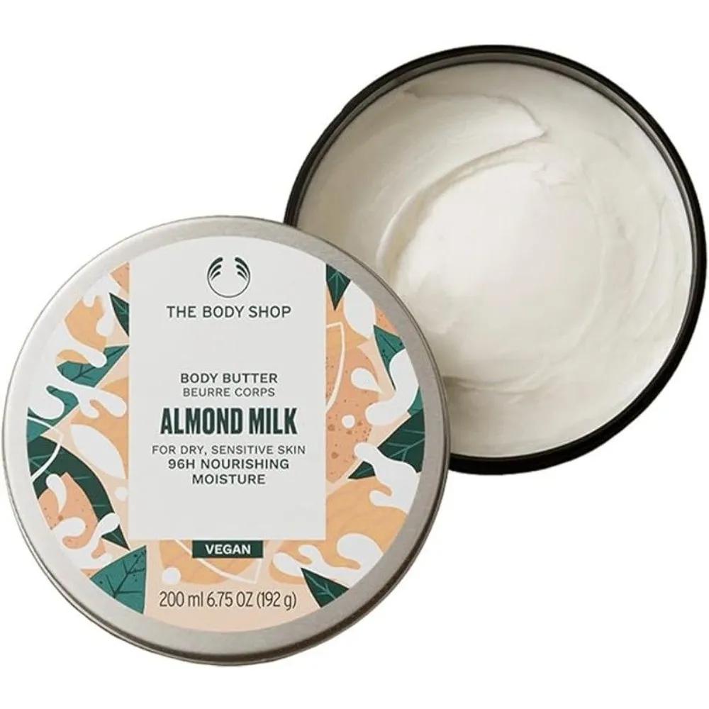 The Body Shop Body Butter Almond Milk 200ml 3-Piece Set