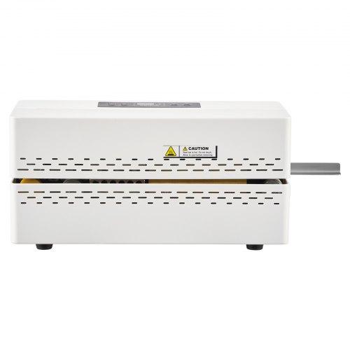 VEVOR Continuous Sealing Machine, 8-12 mm Seal Width, Automatic Continuous Band Sealer with Digital Temperature Control, Automatic Shutdown