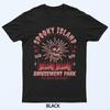 Funny Halloween Spooky Island Est 2002 Amusement Park Skull T-Shirt