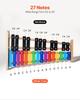 Glockenspiel Xylophone, 27 Notes, Professional Xylophone Percussion Instrument, with Colorful Metal Keys, Includes 4 Mallets, Carrying Bag, Beginner