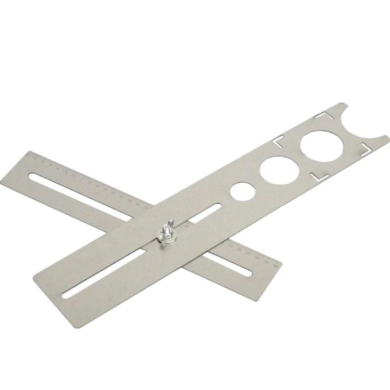 Alloy Tile & Glass Hole Locator Adjustable Angles with Antislip Base Builtin Water Cooling System For Various Materials