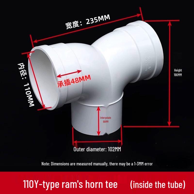 PVC Redukční T-kus s inspekčním otvorem a hrdlem/trnem