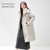 SNOWFLYING Women's Mid-Length Hooded Down Jacket