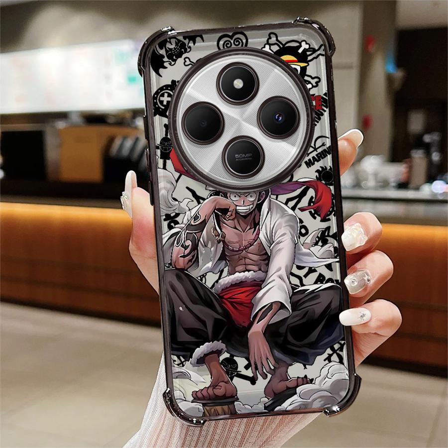 Anime Ones Pieces Clear Cover Phone Case for Xiaomi Redmi K80 Pro 13C A5 K80 5G A3X A3 14C