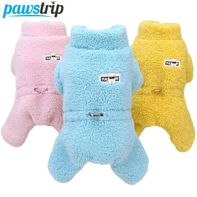 Inverno Caldo Pet Dog Tuta di Cotone Vestiti Del Cane per Cani di Piccola Taglia Chihuahua Yorkie Costumi Shih Tzu Cappotto Cucciolo Abbigliamento