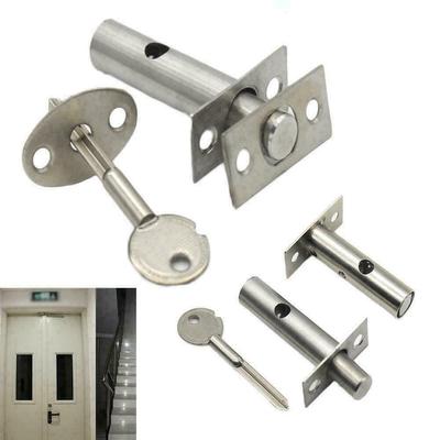 Silver Tube Well Lock Stainless Steel Escutcheon Plates