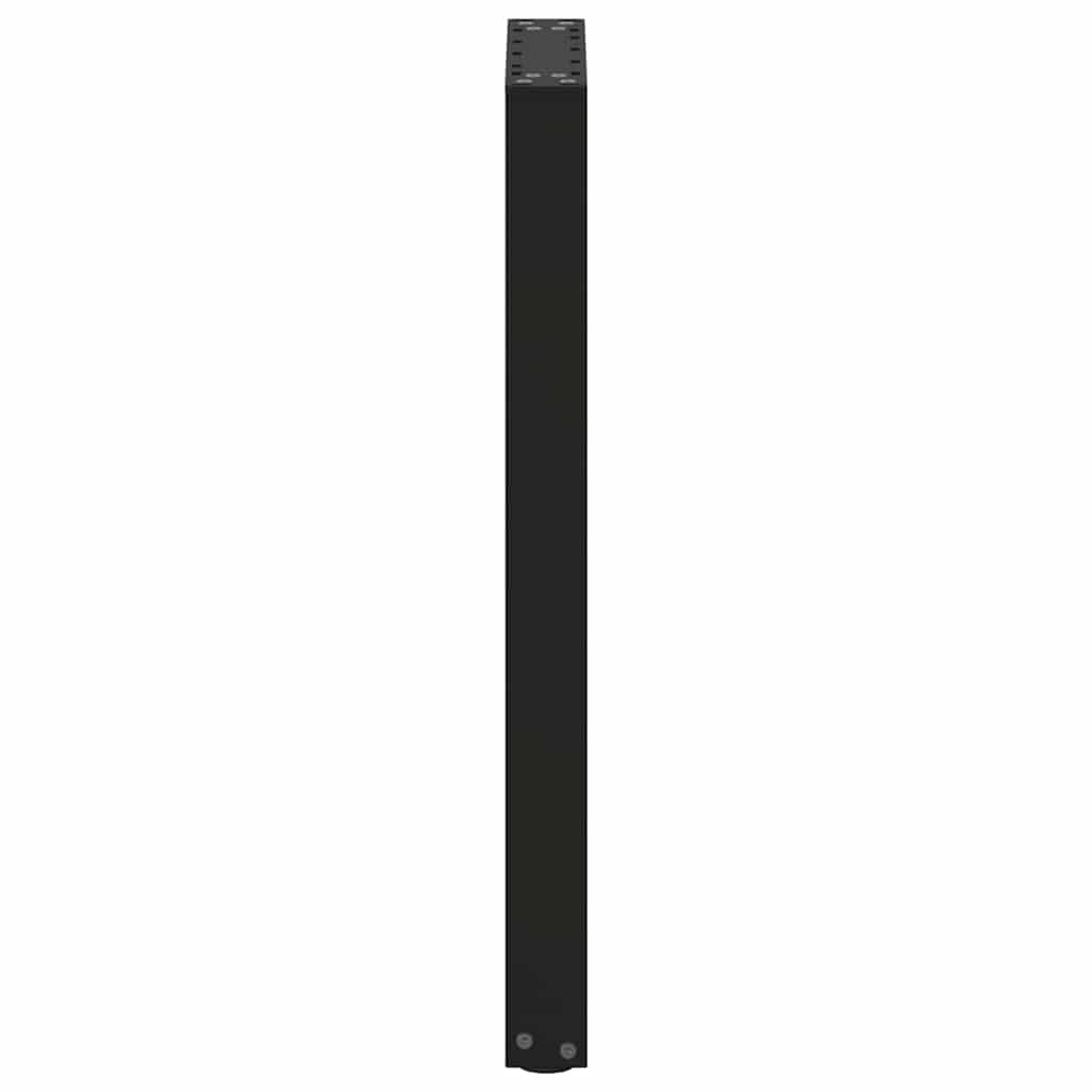 Coffee Table Legs, 2 Pcs., Black, 38X(72-73) Cm, Steel