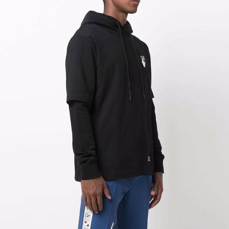 OFF WHITE FW21 Sweatshirt Men's Black OMBB087F21FLE0051001