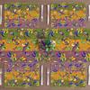Colorful Masks Doughnuts Iris Fleur De Lis Mardi Gras Placemats Set of 4 Carnival Table Mats