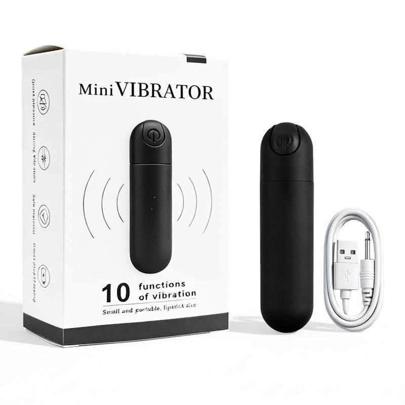 Dobíjecí bezdrátový vibrátor pro páry s deseti režimy - Mini masážní přístroj se silnou vibrační kuličkou a análním kolíkem.