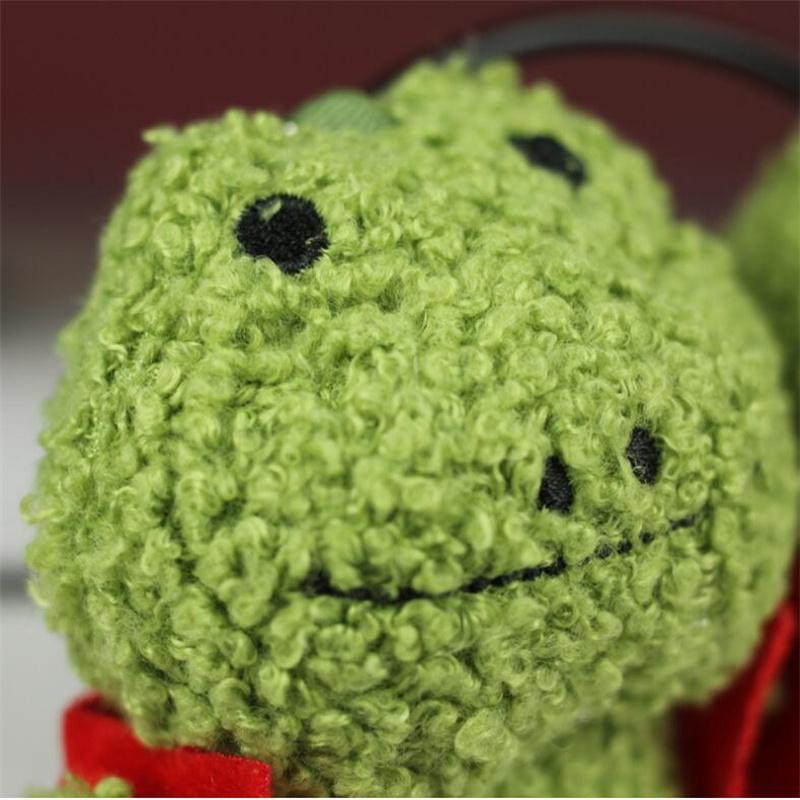 10CM Red Note Green Frog Plush Toy Stuffed 1Pcs Holiday Gift Animal Cheap Gift