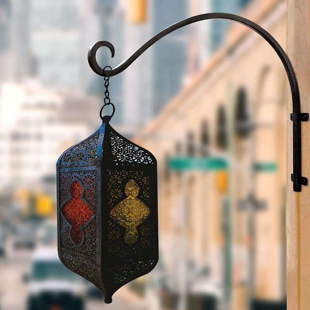 Iron Hooks Hanging Hanging Baskets Plant Holders Hand Forged for Flower Baskets Flower Pots Lanterns Wind Chime Hangings