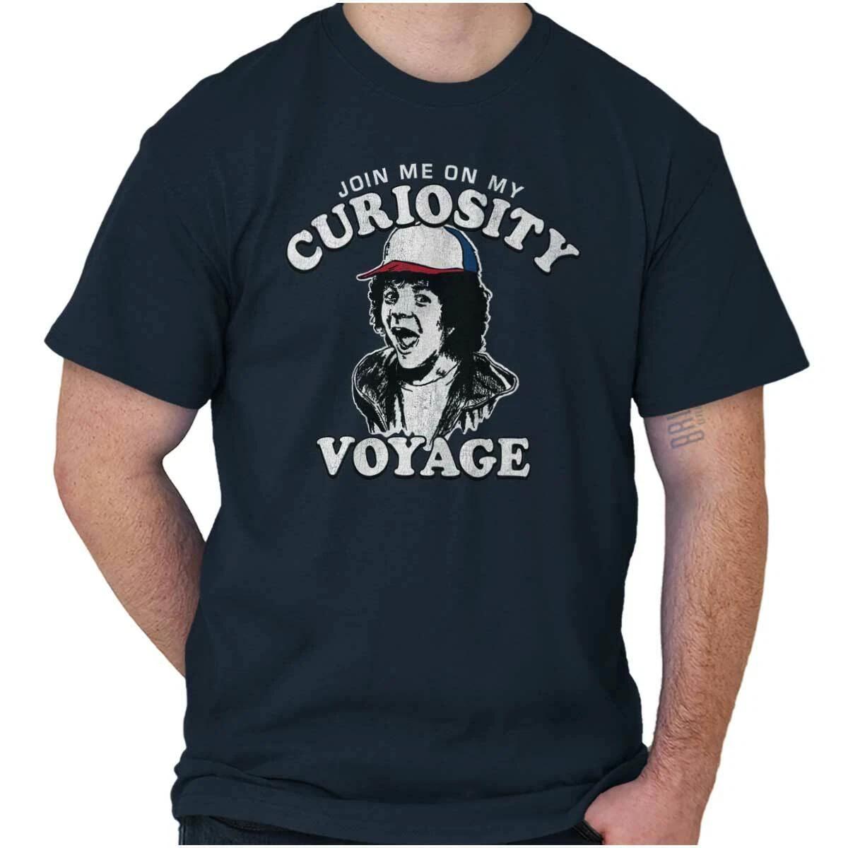 Join Me On My Curiosity Voyage Sci Fi Joke Womens or Mens Crewneck T Shirt Tee XXL
