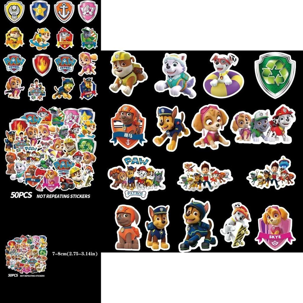 Colorful Anime Paw Patrol Stickers 50/100 Pack Waterproof For Laptops And More