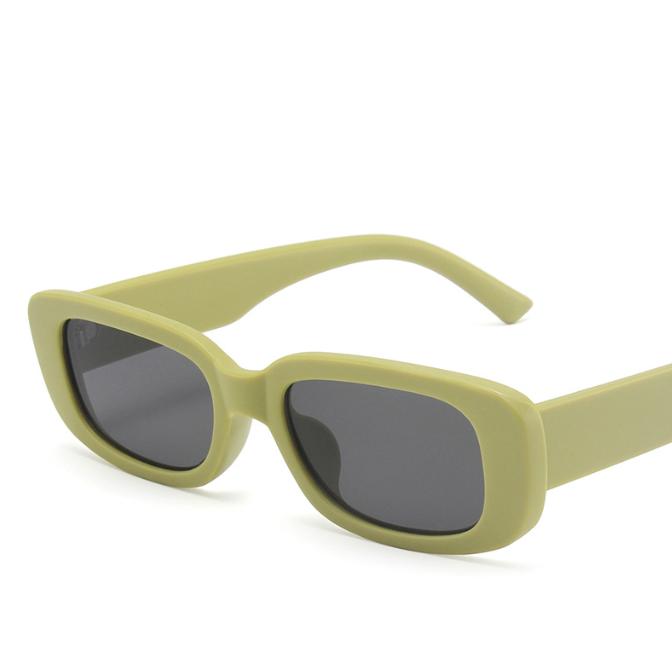 Small Square Rectangle Sunglasses Women Square Sunglasses 90s Retro Eyewear Vintage Candy Color Sunglasses Lentes Sol