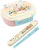 Skater Lunch 1 with Fluffy Meal Made In Sumikko Gurashi Movie 3 Kids' Box, Tier, 360ml, Inner, Dome-Shaped, Container, Antibacterial, Japan,