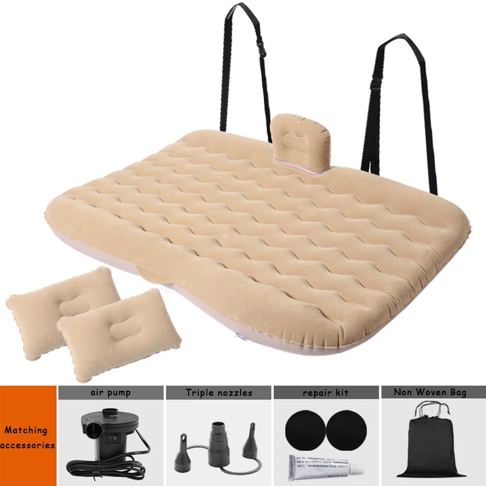 Car Air Mattress, Universal Back Seat Inflatable Sleeping Pad for Sedan SUV Road Trip Camping
