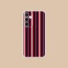 Red Blue Stripe Mobile Phone Case for Samsung Galaxy S25 S24 S23 S22 S21Plus FE Ultra Clear Colorful Cover Luxury Smartphone