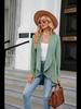 2023 Fashion Warm Cozy Women's Solid Color Knit Cardigan Sweater Autumn Winter