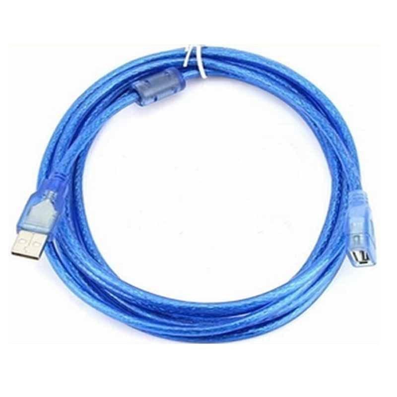 

Прозрачный синий USB 2.0 удлинительный кабель (папа-мама) - 0,3 м, 1,5 м, 10 м 0.3m