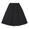 Li Ning X Takashiya Collaboration Sports Minimalist Solid Color Loose Casual Long Skirt Women Skirts Black ASKV314-3