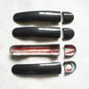Car Door Handle Cover Plastic Imitation Carbon Fiber Trim for SEAT Leon 1M MK1 1P MK2 Cupra FR Accessories Styling Stickers