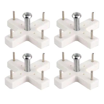 4PCS Traceless Wall Screw Nail Drill Free Multipurpose Picture Hanger Hook for Drywall Cement Wall