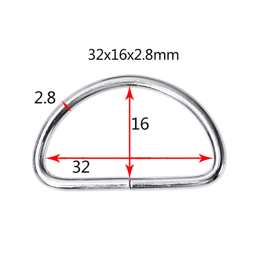 20Pcs D Ring Metal Bronze Color for Bags Straps Belts Luggage Backpacks Durable Long Service Life Adjustable D Ring