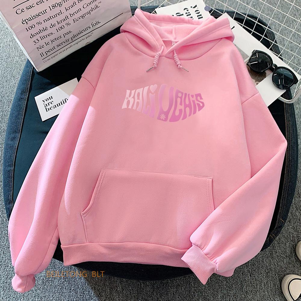Kali Uchis Igual Que Un Ángel Hoodies Long Sleeve Women/Men Sweatshirts Sudaderas Con Capucha Winter Comfortable Hooded Clothing