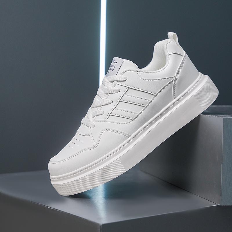 Nové Pánské Klasické Módní Nízké Tenisky na Skateboarding s Tlustou Podrážkou Pohodlné Měkké Podrážky Basketbalové Tenisky