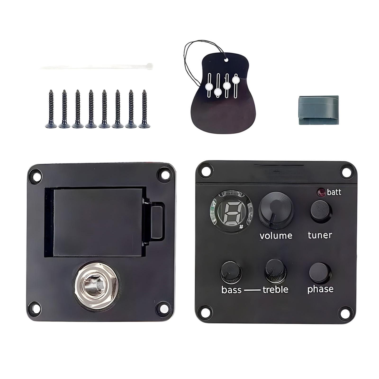 

Гитарный звукосниматель ISYS+EQ Preamp Systems Звукосниматель для акустической гитары с тюнером EQ Box Эквалайзер Аксессуары Простота использования