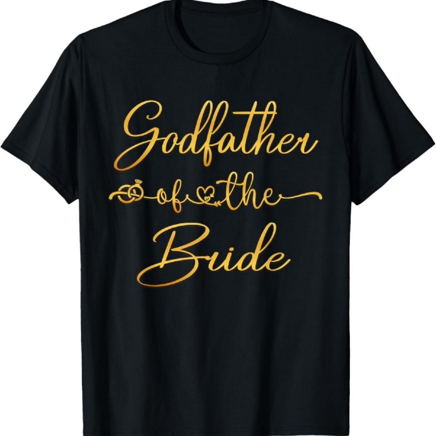 

Godfather Of The Bride Wedding Ideas For Him T-Shirt XXXXXL чорний