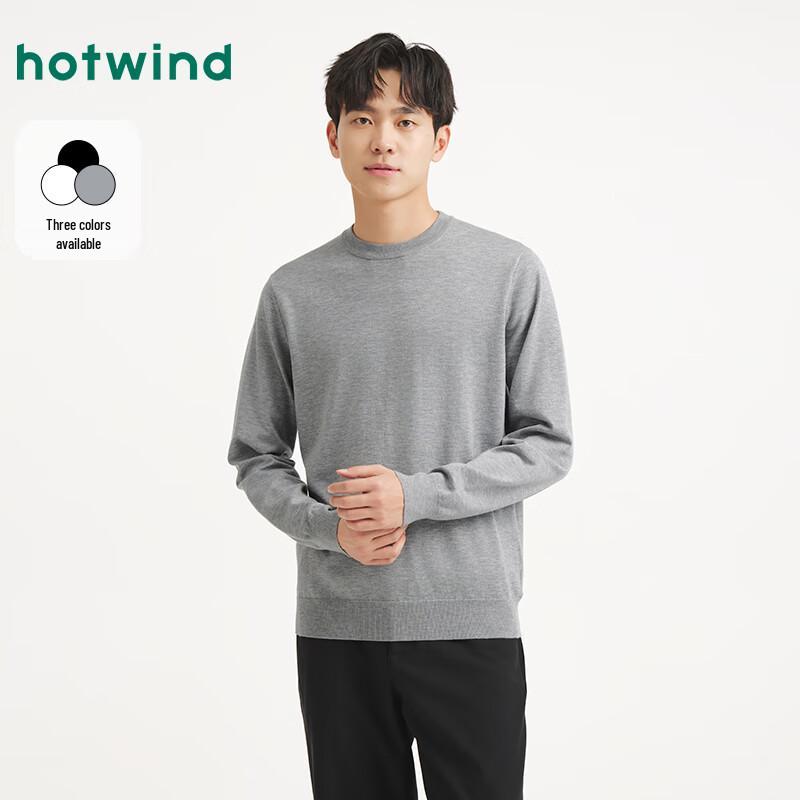 

Hotwind Men s Basic Crew Neck Knit Sweater L