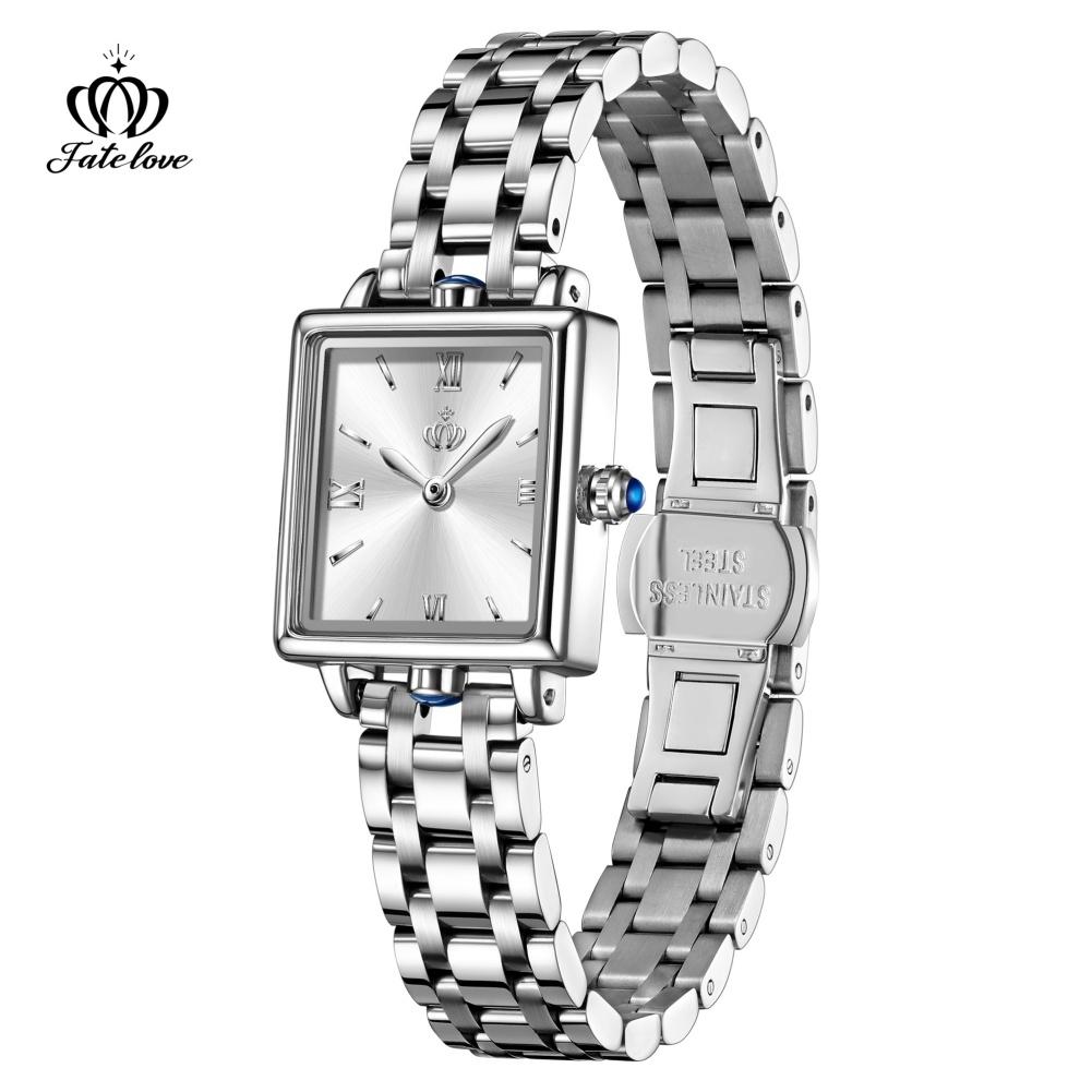 Fatelove 926 Fashion Luxury Ladies Wristwatch Stainless Steel Waterproof Original Quartz Watches for Women