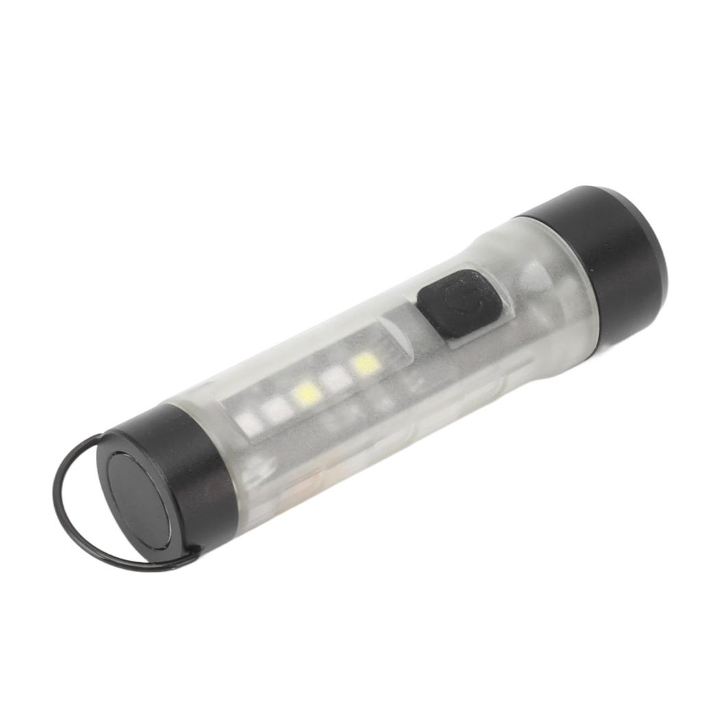 700 Lumen Schlüsselanhänger-Taschenlampe LED Mini-Taschenlampe mit Typ-C-Ladeanschluss für Nachtcamping