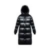 Black Diamond Long Down Cotton Jacket with Graphene Lining and Heating Black Warrior Black Gold Long Cotton Jacket Thickened European Product