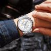 Chenxi Luxus Sportuhr für Herren Wasserdicht Leuchtend Datum Chronograph Herrenuhr Quarz Edelstahl Herrenuhren