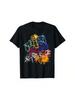 Crew Neck Game Console Print Fashionable Summer Short Sleeve Sports T-Shirt, Comfortable And Versatile