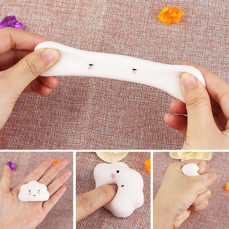 Kawaii Squishy Mini Cloud Squeeze Soft Press Relieve Slow Rising Promotion Toy