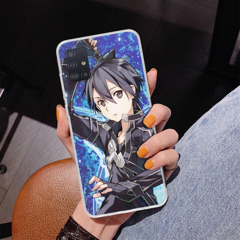 Sword Art Online Anime Phone Case For Samsung Galaxy A52 A32 A22 A12 A51 A31 A50S A30S A20S A10S Note 20 Ultra 10 Plus S10 A72 A