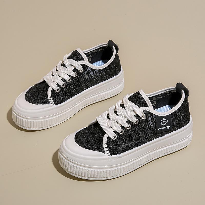 Fashion Chunky Sneakers Women Ladies Sneakers Woman Vulcanize Shoes Platform Shoes Casuales Luxury Designer Canvas Shoes Women