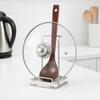 Stainless Steel Pot Lid Rack Non-Tipping Spoon Rest Shelf Modern Spatula Holder  Restaurant